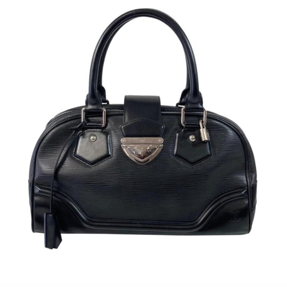 Louis Vuitton Epi Bowling Montaigne GM  in Black - Picture 14 of 14